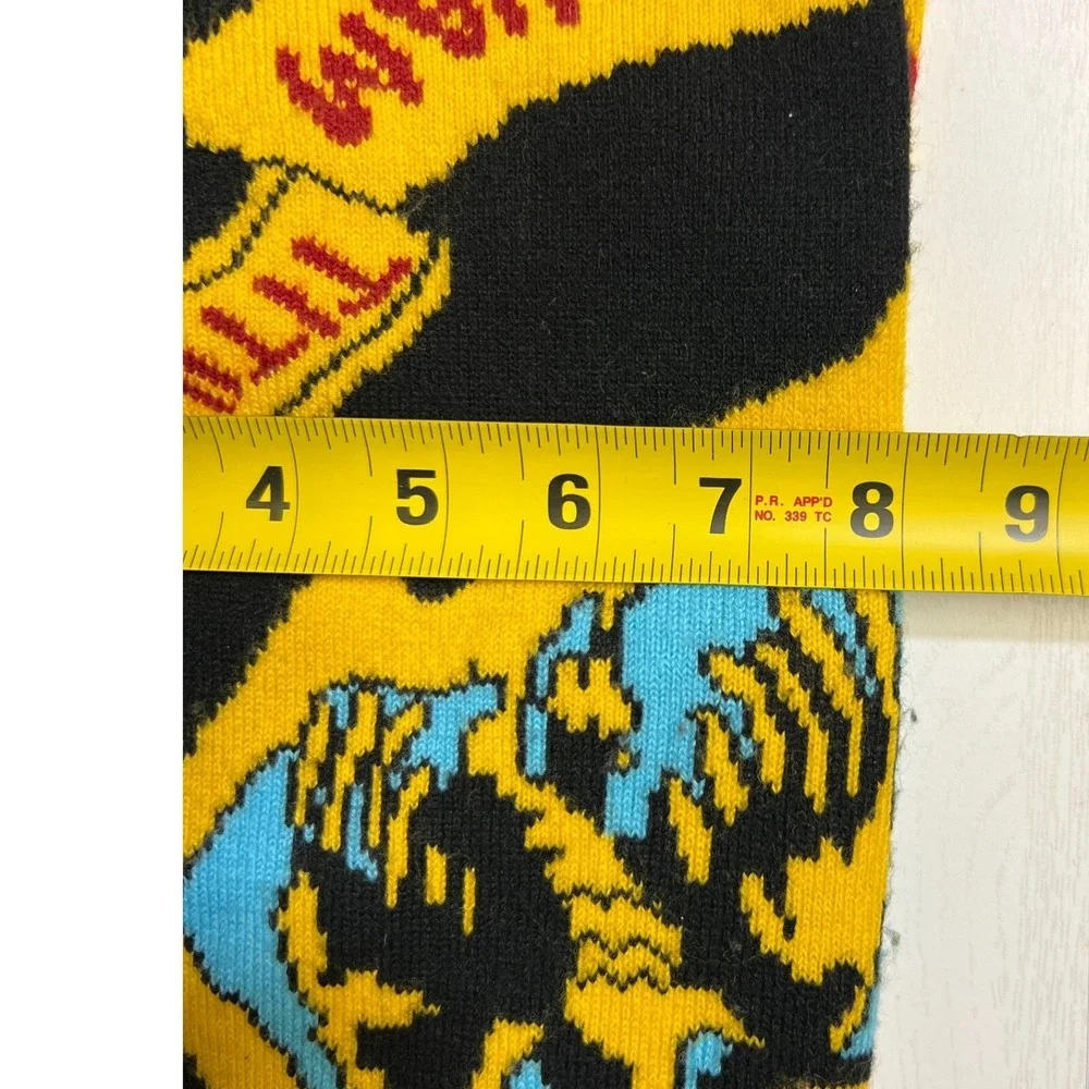Harry Potter Hogwarts Crest Long Knit Scarf‎ - Pre Owned